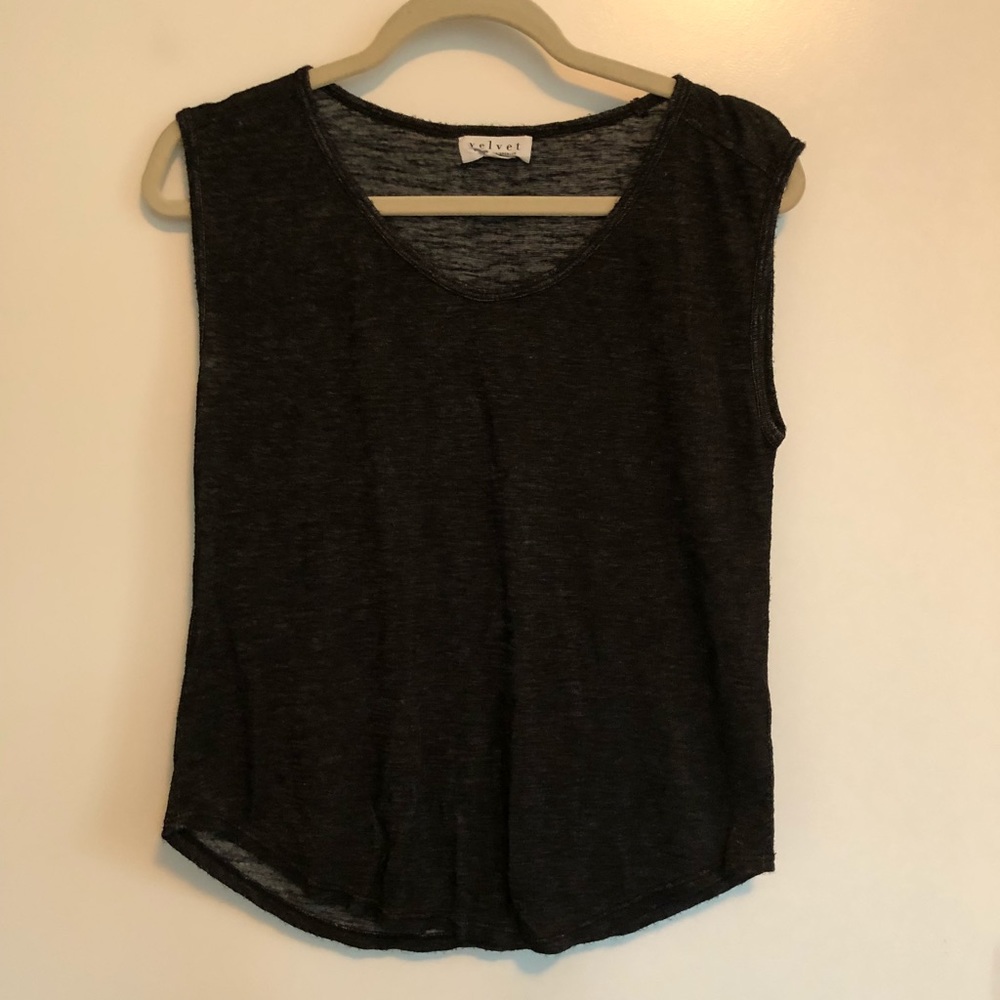 Velvet tank top